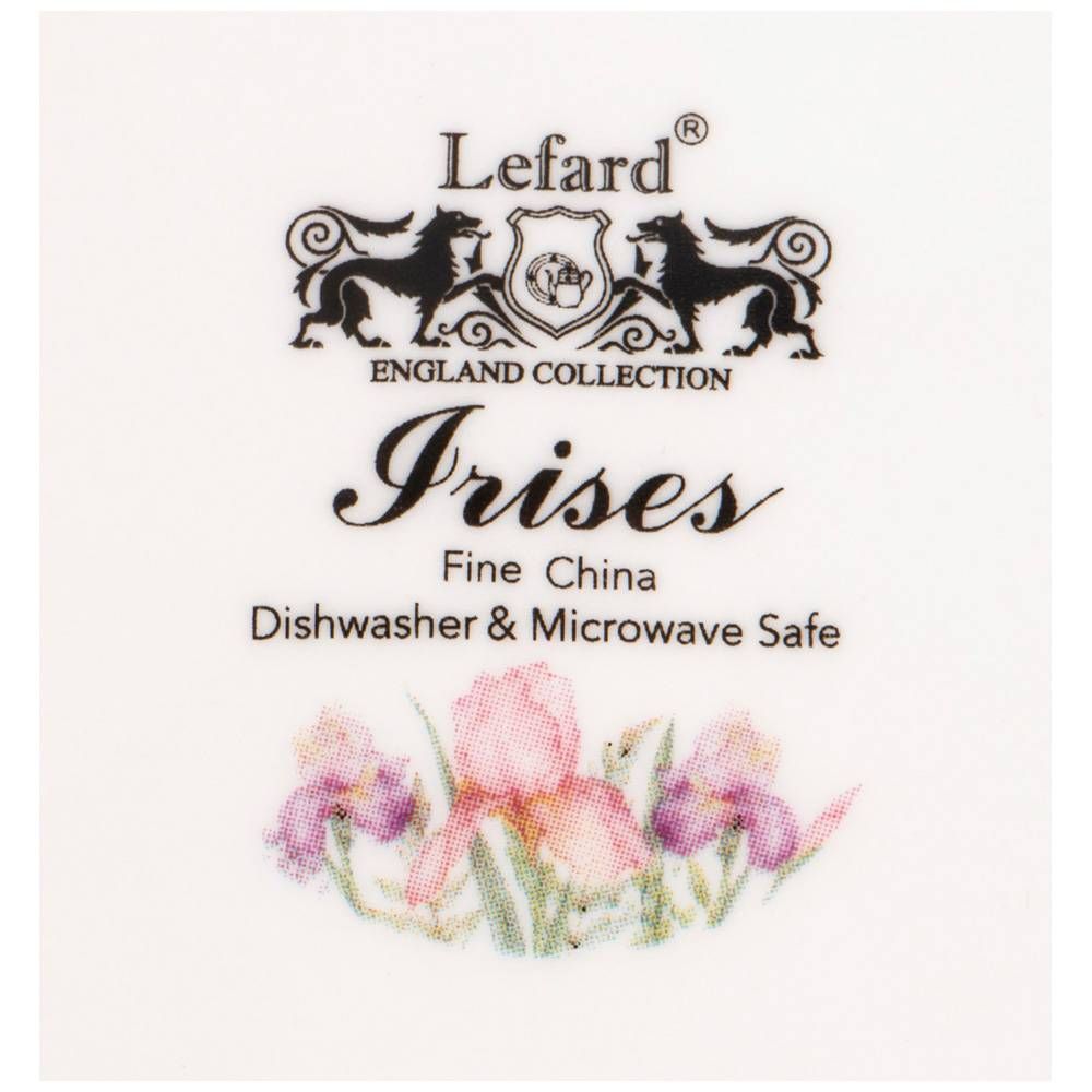 НАБОР ТАРЕЛОК ОБЕДЕННЫХ LEFARD "IRISES" 2 ШТ. 23 СМ (КОР=16НАБ.)