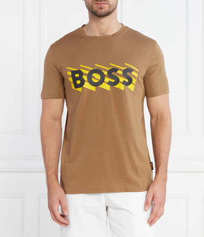 Футболка Tee BOSS ORANGE - коричневый(50495719)