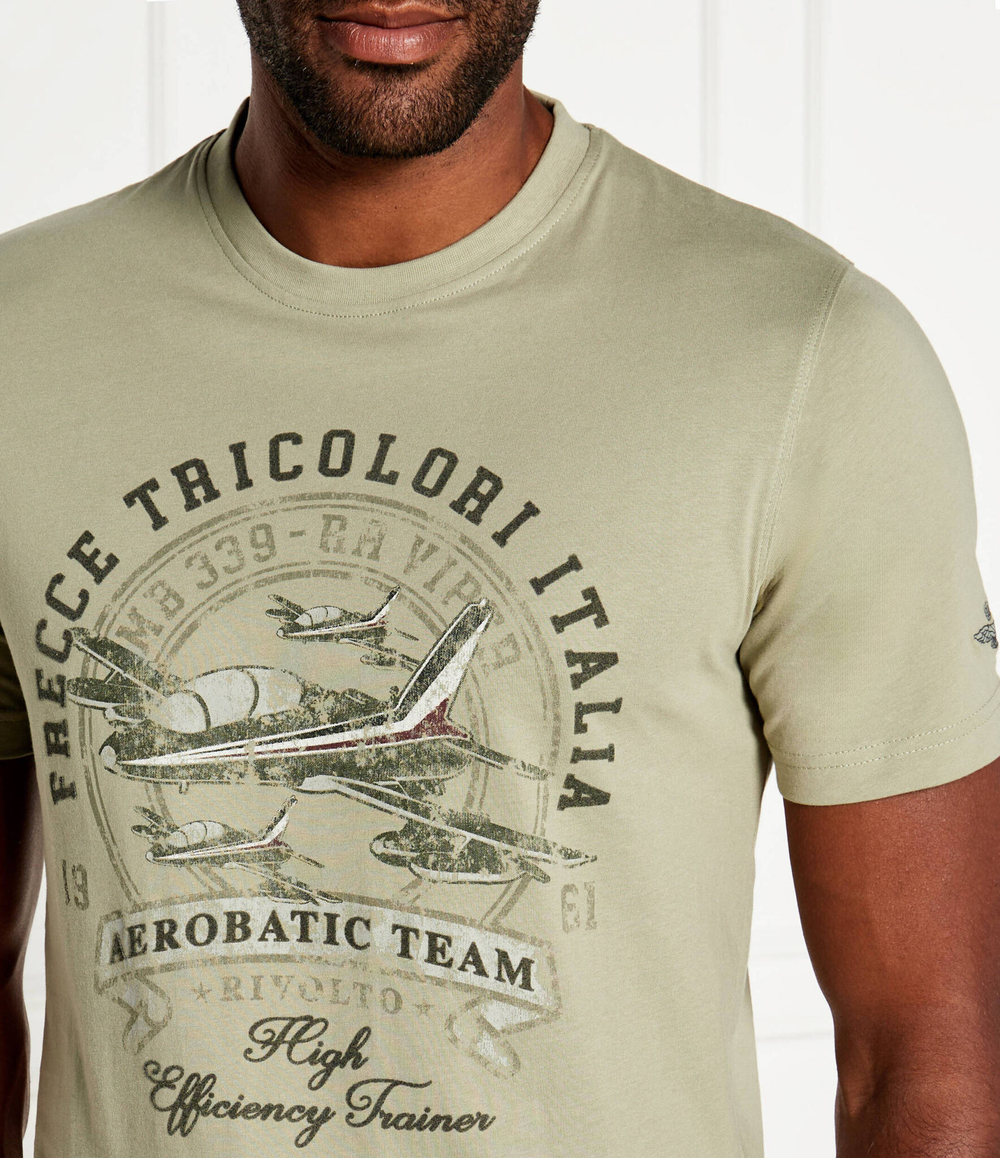 Футболка Aeronautica Militare - зеленый(TS2334J641)
