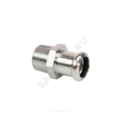 Муфта сталь нерж AISI 316L Дн 28х1/2" Ру16 пресс/НР Inoxpres RM 187102028