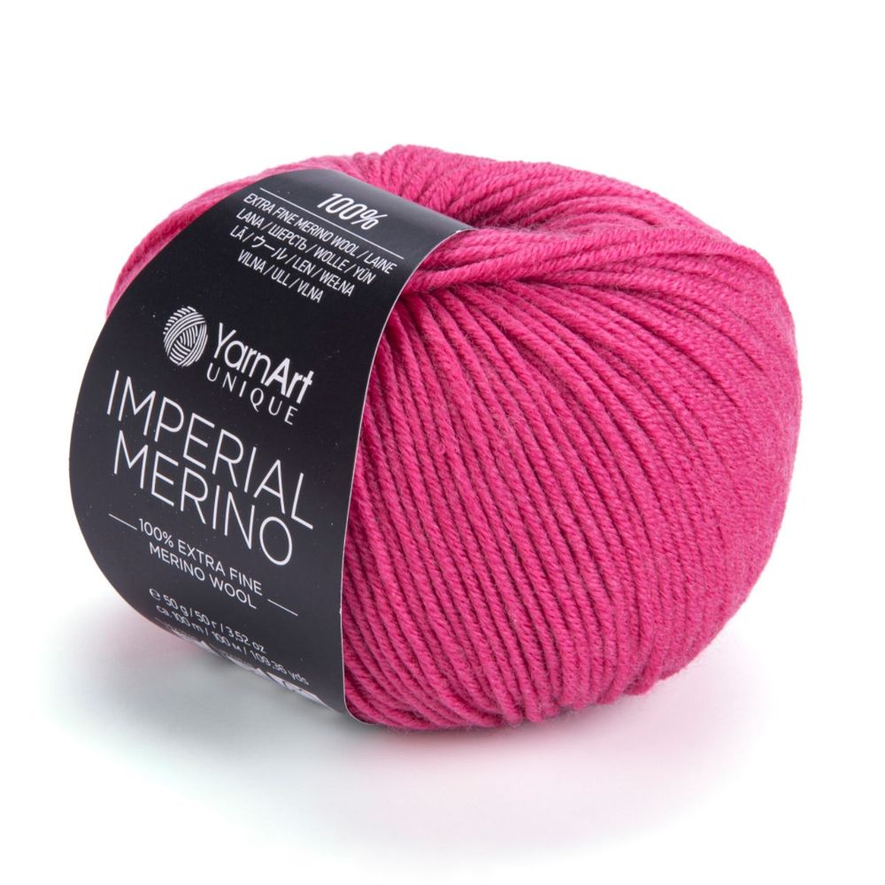 Пряжа YarnАrt "Imperial Merino", 100% шерсть, Малиновый