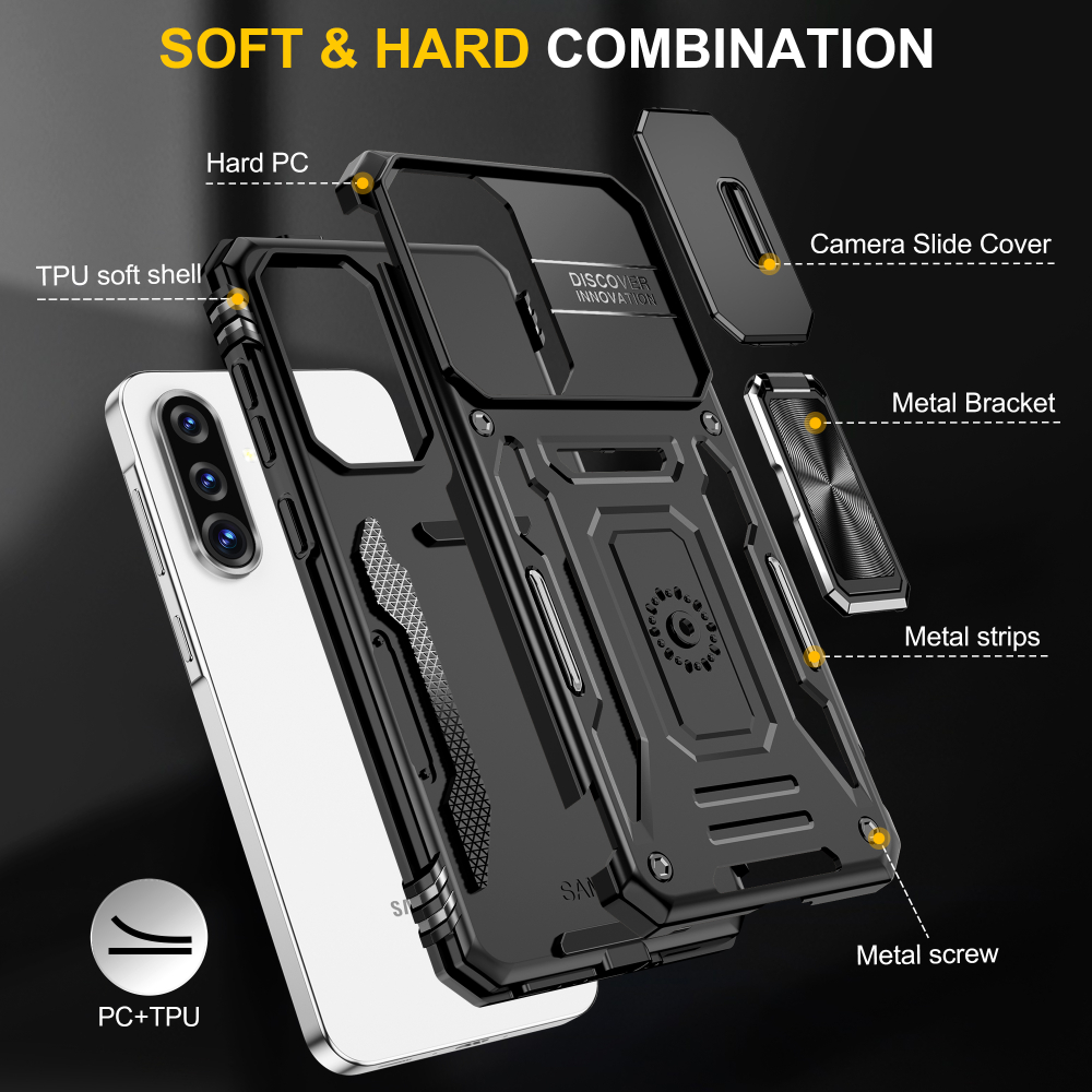 Чехол Safe Case с кольцом и защитой камеры для Samsung Galaxy A56