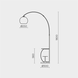 Напольный светильник MODEMODERN MD.6810.01FL