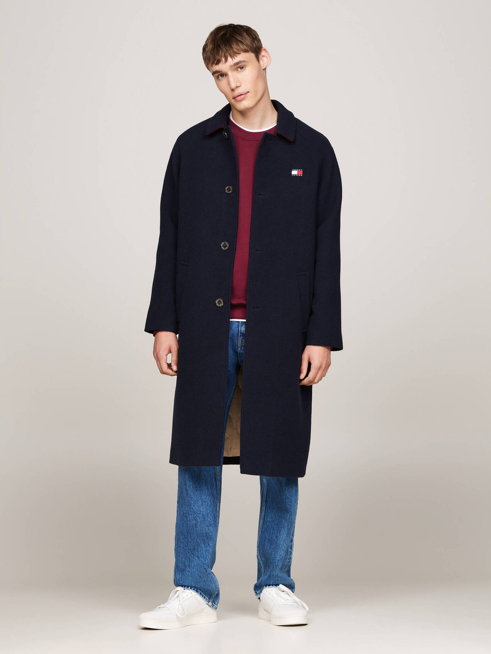 Пальто Tommy Jeans - темно-синий(DM0DM20589)