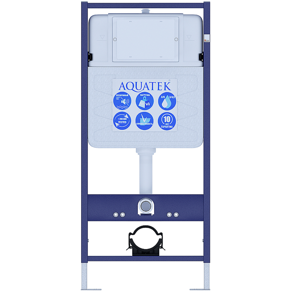 Комплект унитаза с инсталляцией Aquatek Set Aquatek Европа-KKI2 с сиденьем Микролифт