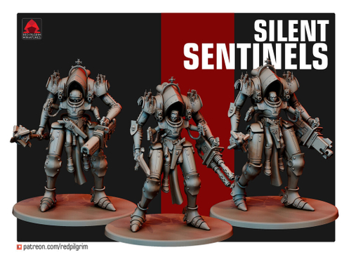 Adepta Sororitas Inquisition Молчаливые стражи 1шт. миниатюра для AOS,Waha, Настольная игра, НРИ, Варгейм, РПГ