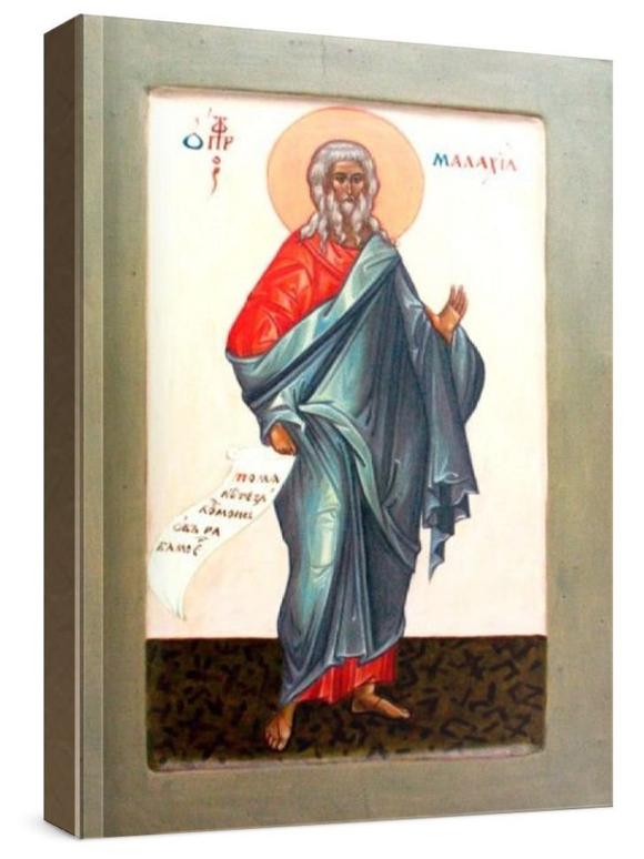 Малахия, пророк (рукописная икона)