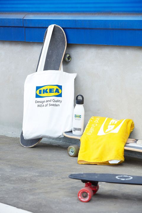 Шоппер IKEA EFTERTRADA (ЭФТЕРТРЭДА), Хлопок, Белый, 40x40 см