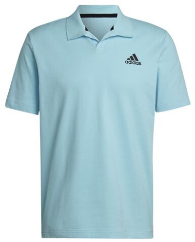 Мужское теннисное поло Adidas Club House 3-Bar Tennis Polo Shirt - bliss blue