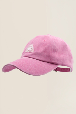 Кепка KUL'TURA "Logo K" Garment Dyed Розовый