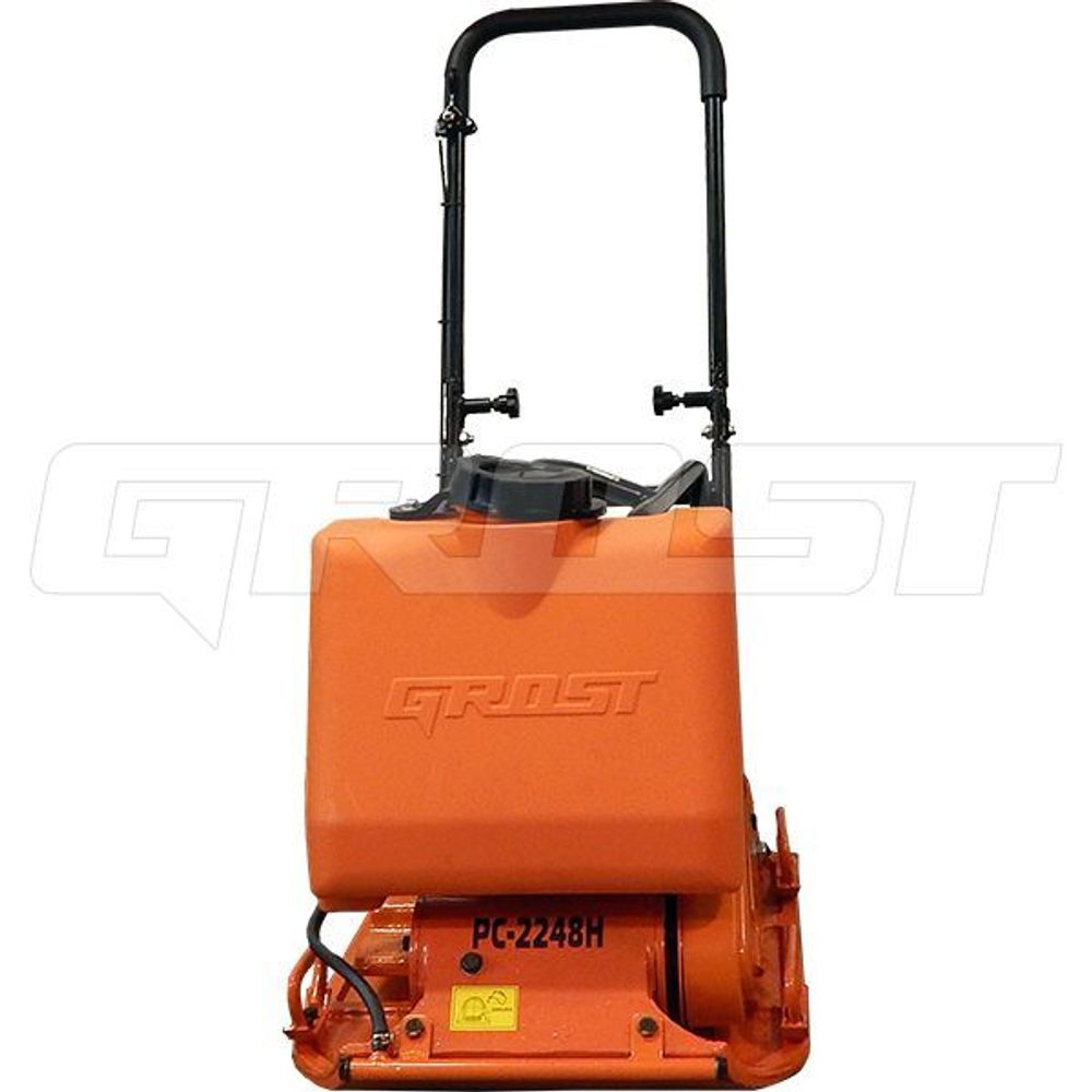 Виброплита бензиновая GROST PC-2248H - [121 кг / 22 кН / Honda GX160]