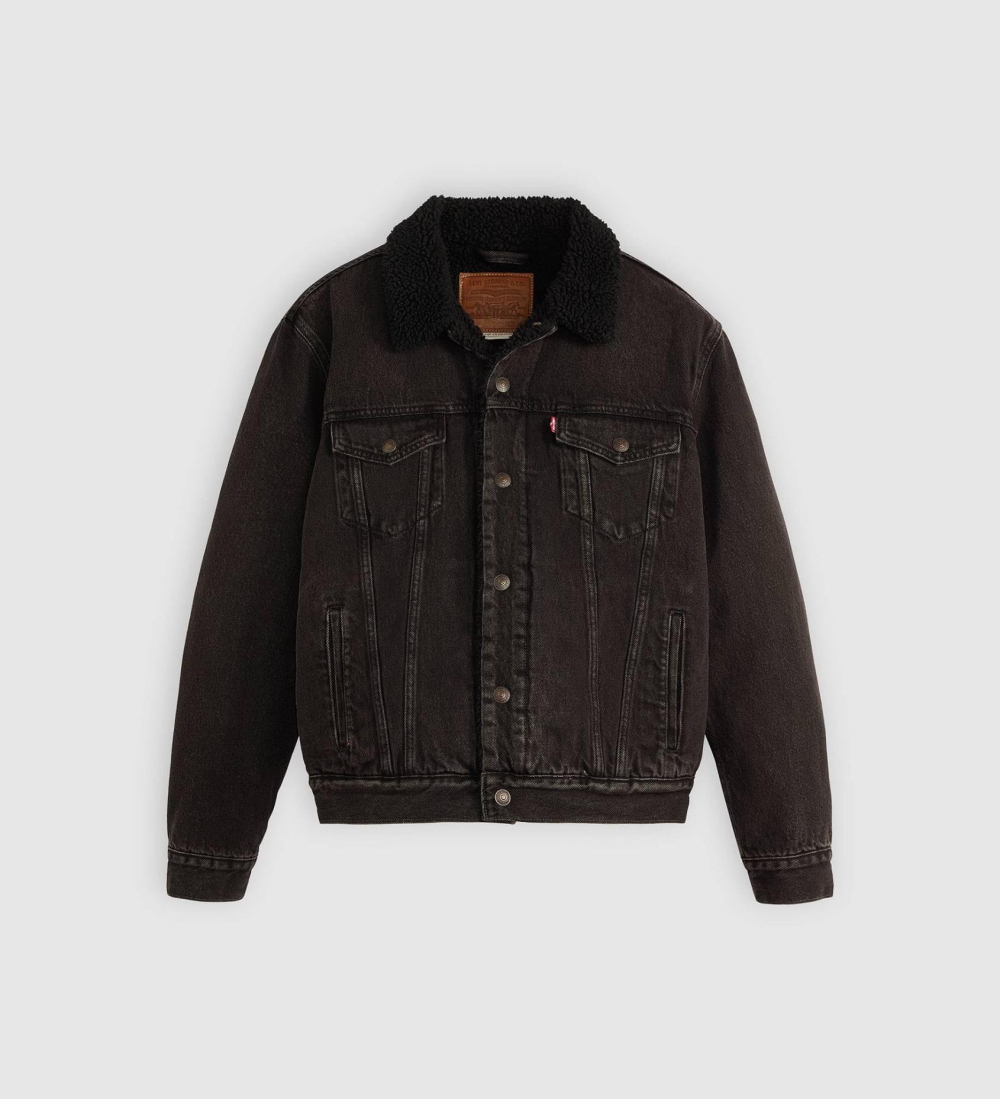 Куртка джинсовая утепленная мужская LEVI'S TYPE 3 SHERPA TRUCKER BUILT TO LAST SHER