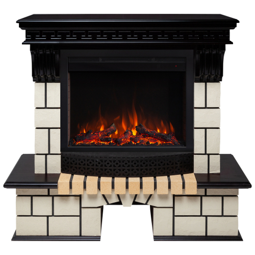 Каминокомплект Real Flame Stone 25/25,5 AO с очагом Saphir 25,5