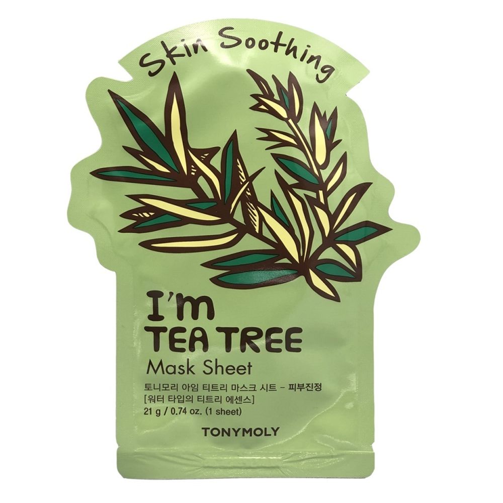 TONY MOLY тканевая маска I’m Tea Tree с экстрактом чайного дерева 21 гр