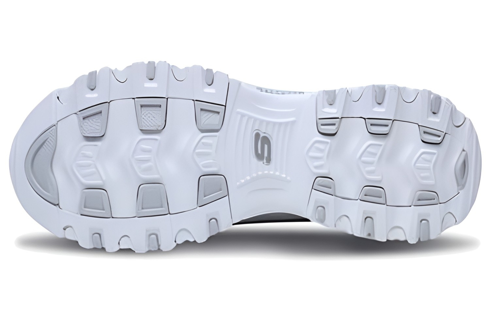 Skechers D"lites Now & Then "White Silver" Women"s