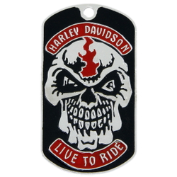 Жетон Harley Davidson череп