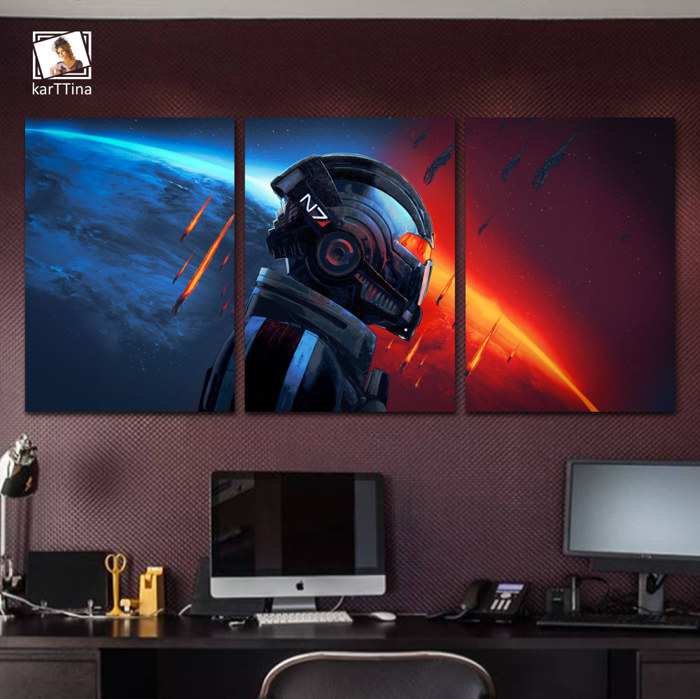 Картина на стену модульная Starfield, 150 см х 70 см