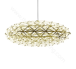 Pendant design lamp Raimond Zafu by Moooi (Gold,  D 75 cm)