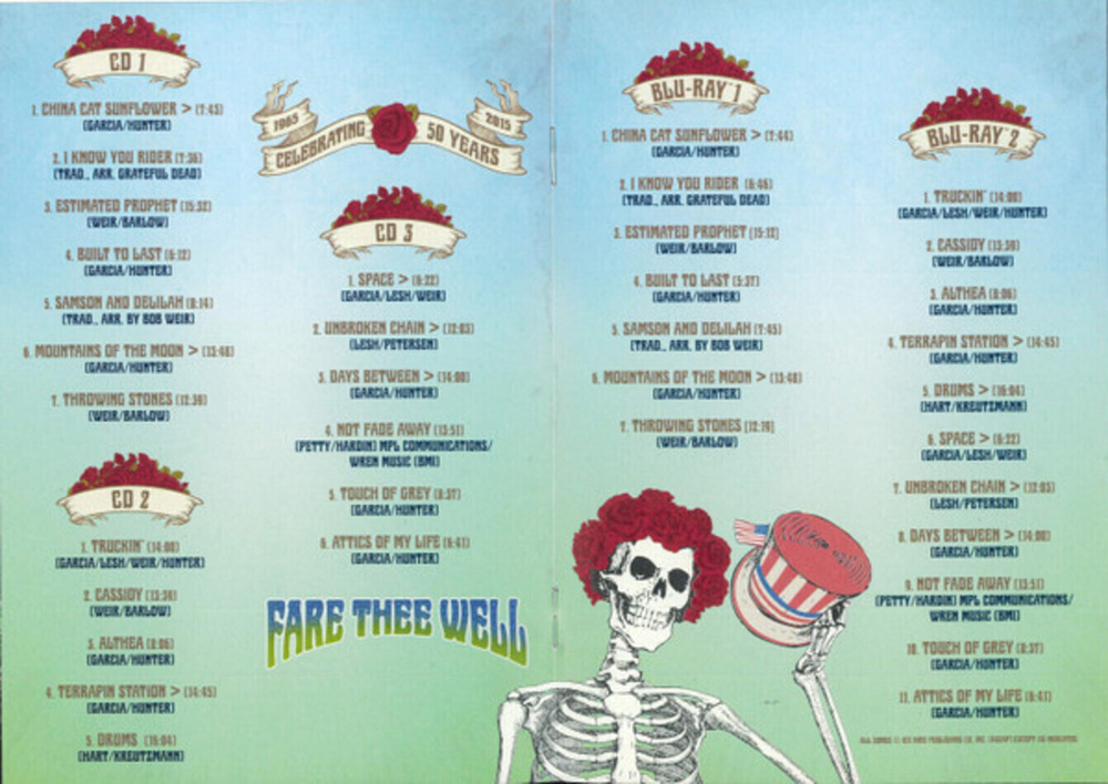 The Grateful Dead / Fare Thee Well (Limited Edition)(3HDCD+2Blu-ray)