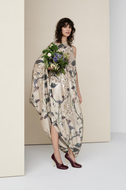 ZARA X BAISI GUADAGNINO ПЛАТЬЕ С ПАЙЕТКАМИ, РАЗНОЦВЕТНЫЙ