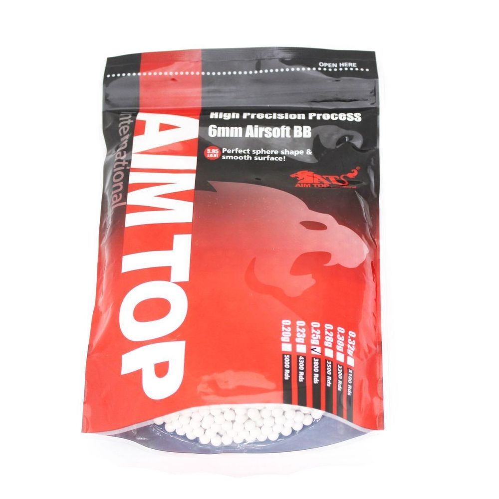 Шары страйкбольные AIM TOP 0,25гр, 3800 шт
