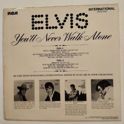 Винтажная виниловая пластинка LP Elvis Presley You ll Never Walk Alone (Germany 1971)