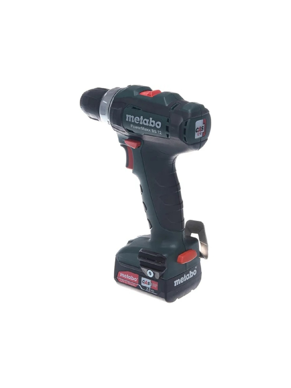 Metabo PowerMaxx BS 12 Акк.шпв. [601036500] {2х2.0 Ач LiIon,кейс}