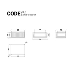 Консоль подвесная CODE VR1