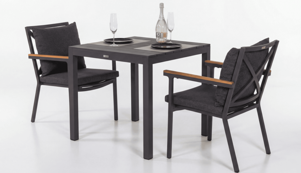 Стол обеденный Ideal Patio ДОЛЛА алюминий 80х80 см (4 ножки)