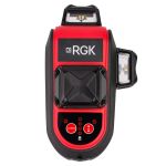 Комплект: лазерный нивелир (уровень) RGK PR-3R с красным лучом + штанга-упор, RGK