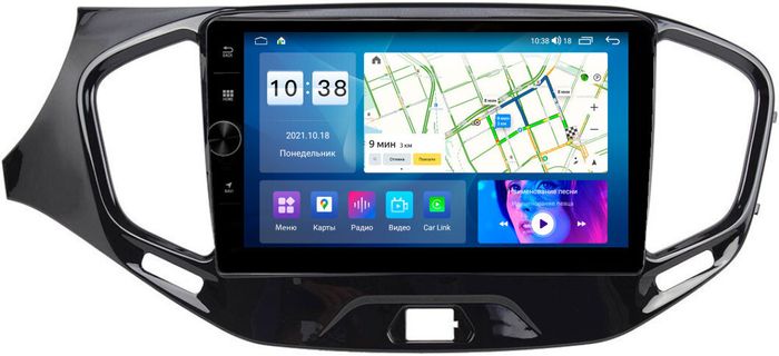 Магнитола для Lada Vesta 2015-2022, Vesta Cross - Parafar PF964LUX1FHDAV на Android 13, CarPlay, 4G SIM-слот