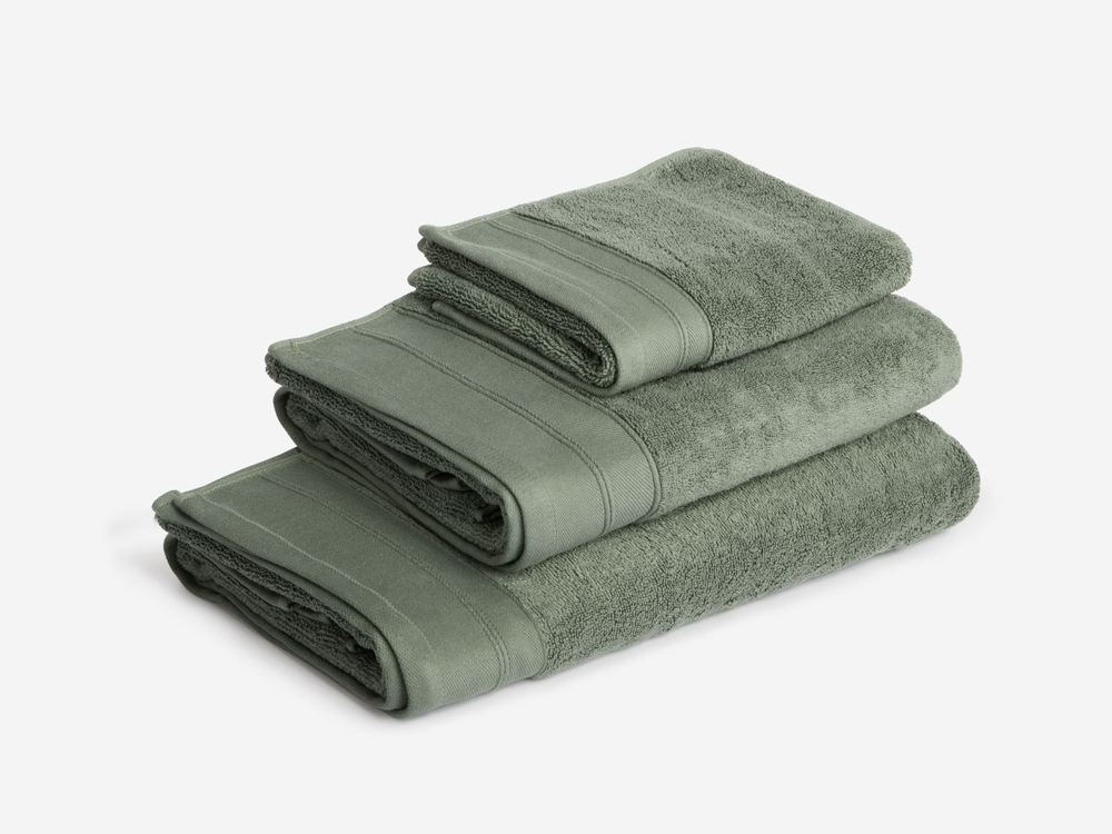 Полотенце 40x70 German Grass Баланс Зеленый (Olive Balance)