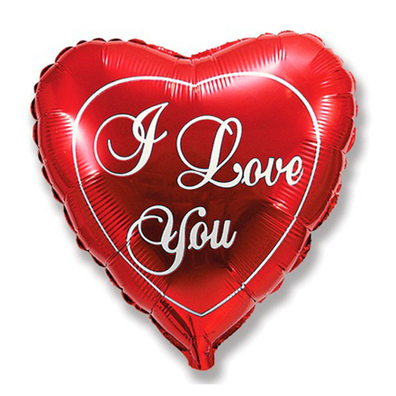 Шар Сердце "I Love You" 60 см