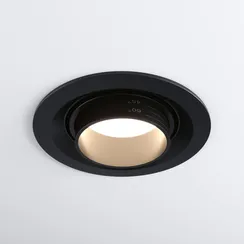 Точечный светильник Zoom 9919 LED 10W 4200K черный Elektrostandard