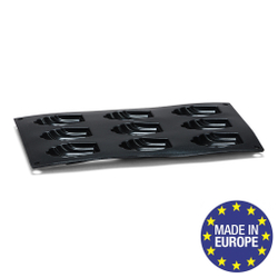 Форма для выпечки печенья "Мадлен" силиконовая на 9 ячеек Patisse Starflex 29х17х1.5 см