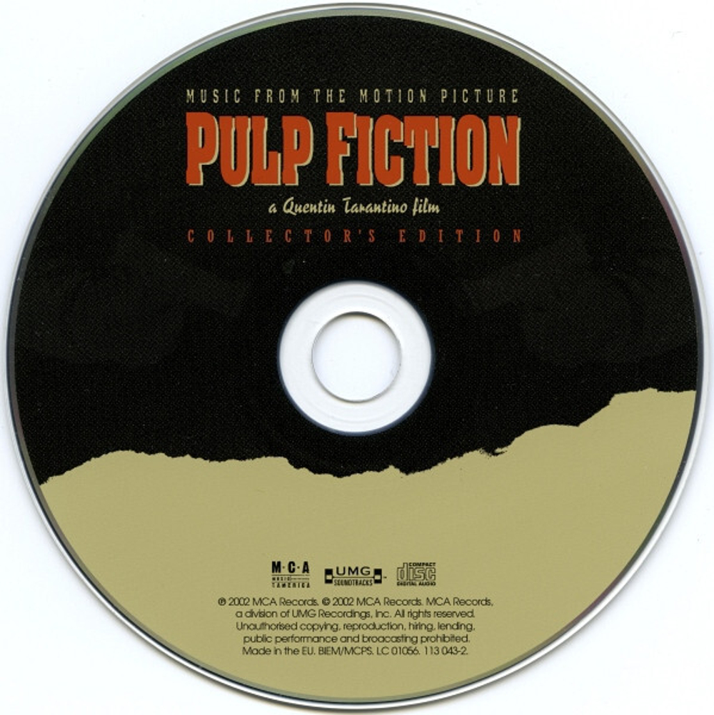 Various — Pulp Fiction: Music From The Motion Picture (CD)