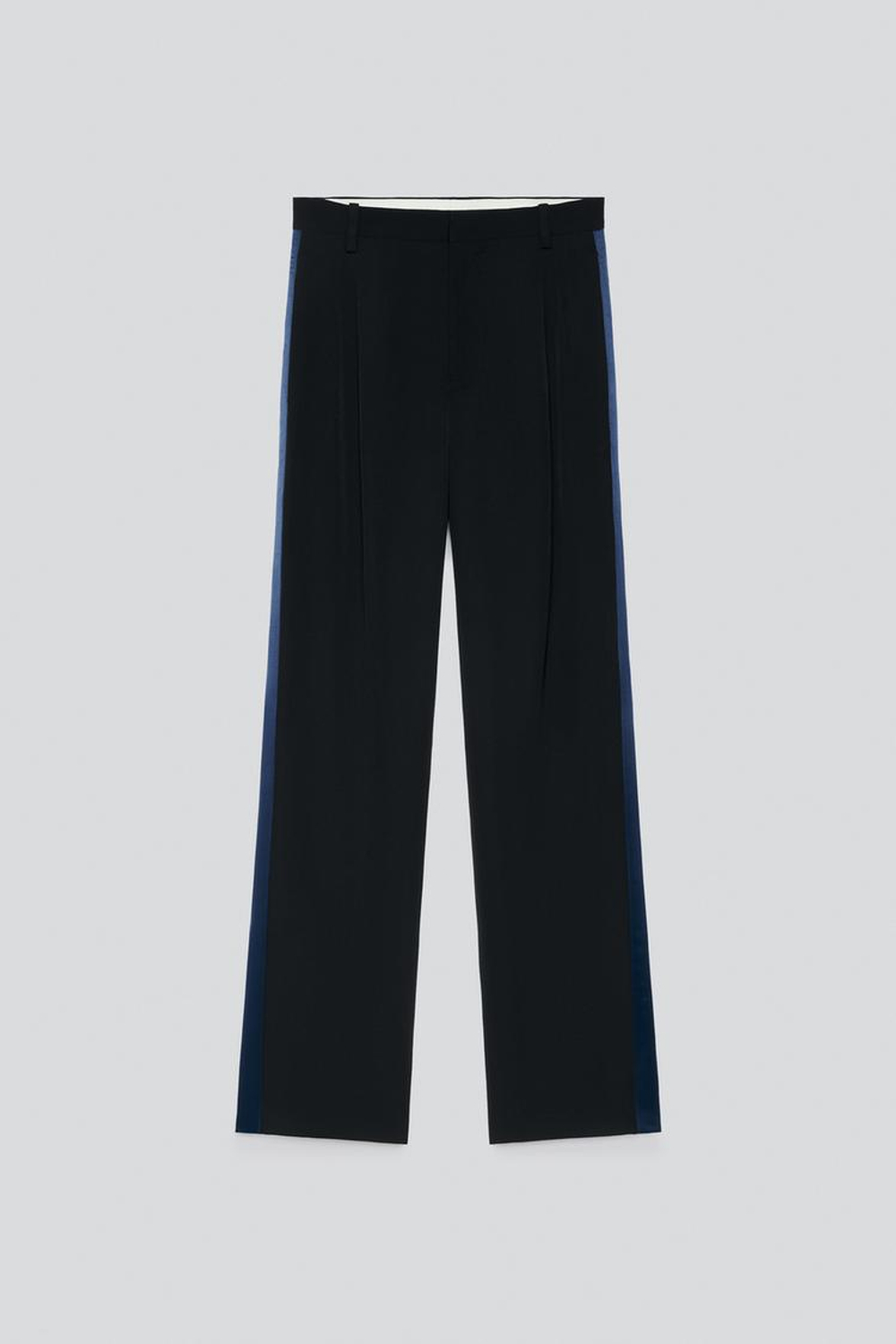 ZARA X BAISI GUADAGNINO ШЕРСТЯНЫЕ КОСТЮМНЫЕ БРЮКИ, ЧЕРНЫЙ