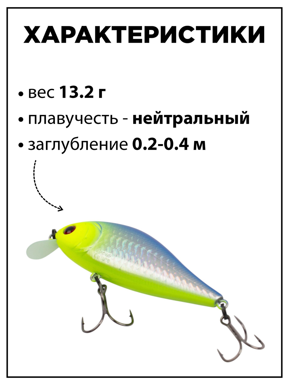Воблер шэд Bet A Shad 75SP SR 13,2 г цвет #38