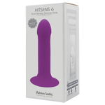 Фиолетовый дилдо на присоске Hitsens 6 - 13,5 см. (Цвет: фиолетовый)