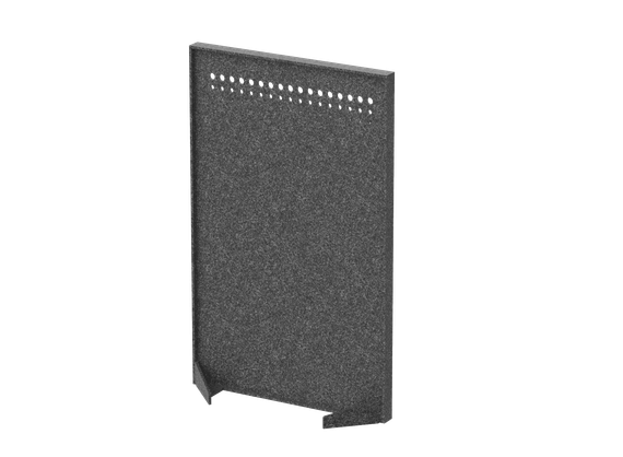 Перегородка с декором   "Фритты" 120х40х160