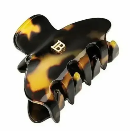 Balmain Hair Couture Заколка-краб цвет черепаховый размер S Pince a cheveux Small Tortoise