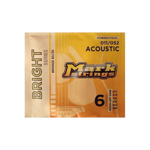 Markbass Bright Series DV6BRBZ01152AC струны для акустической гитары