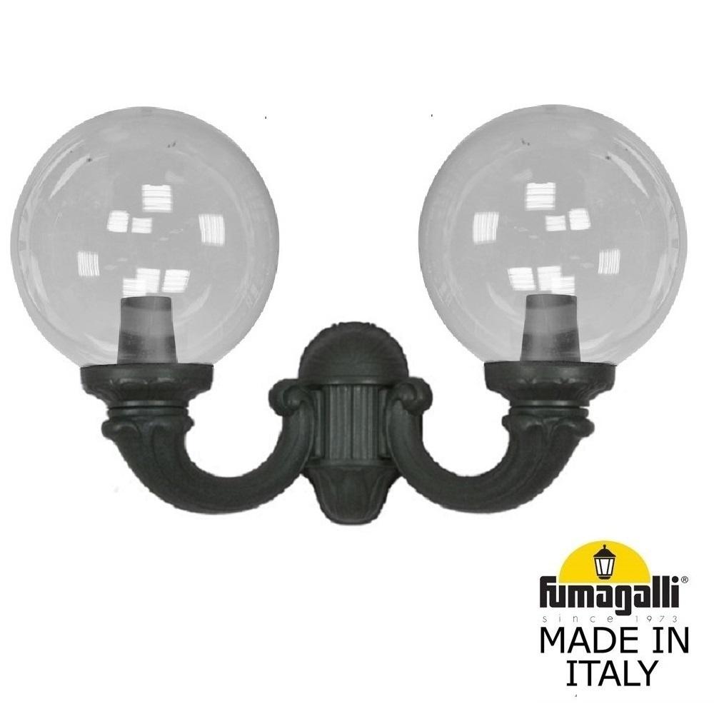 Уличный настенный светильник Fumagalli GLOBE 300 G30.142.000.AXF1R