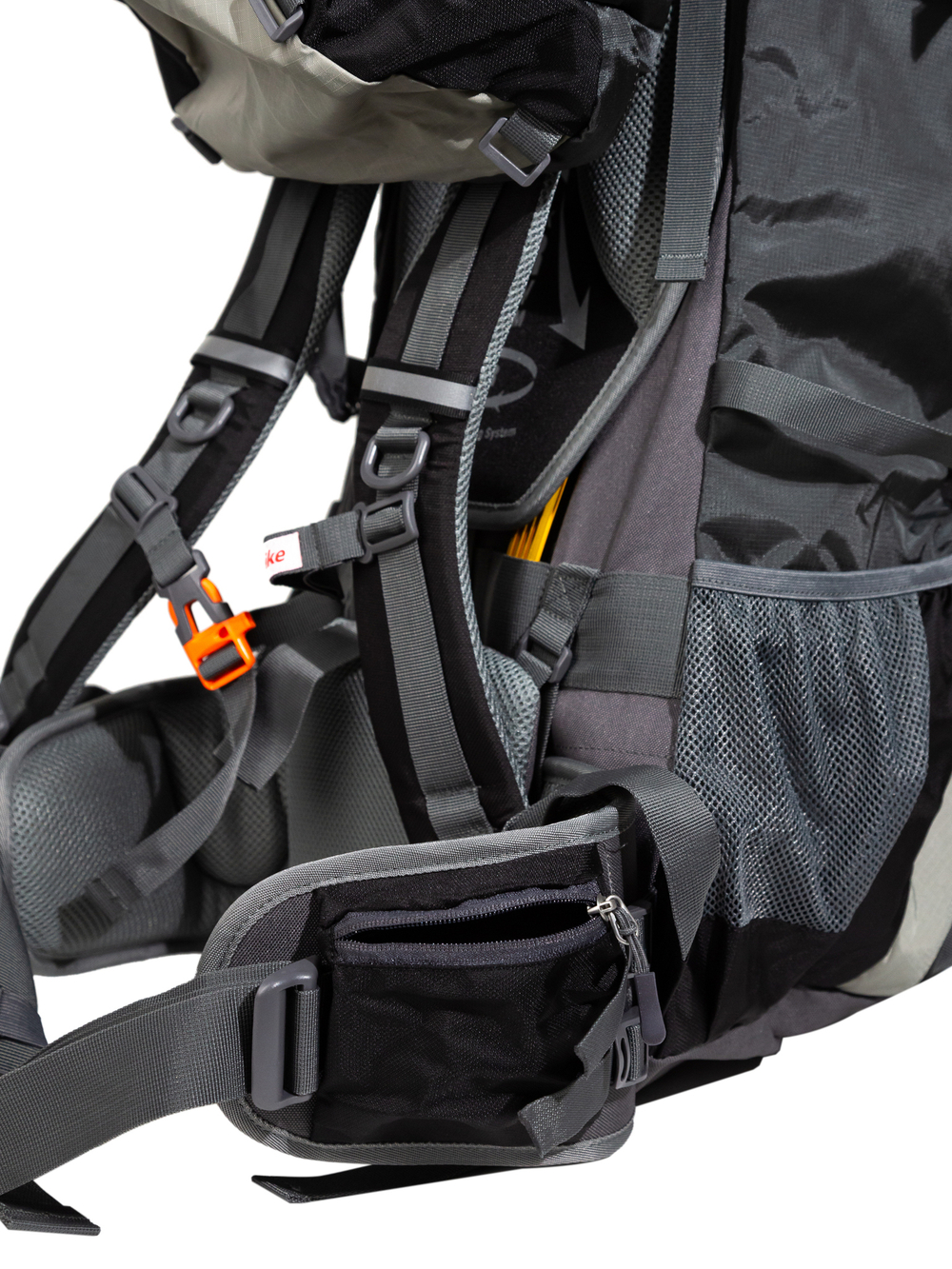 Рюкзак туристический Naturehike, 70л, серый (NH70B070-B)