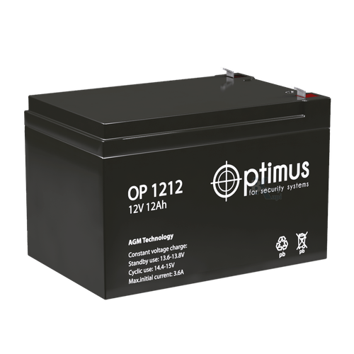 Аккумулятор Optimus OP 12012 (AGM)