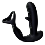 Вибромасcажер простаты с функцией осцилляции и пультом ДУ Amovibe Pulse Prostate Flapping & Vibrations Massager