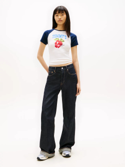 Футболка женская TOMMY JEANS TJW SLIM TOMMY MARKE