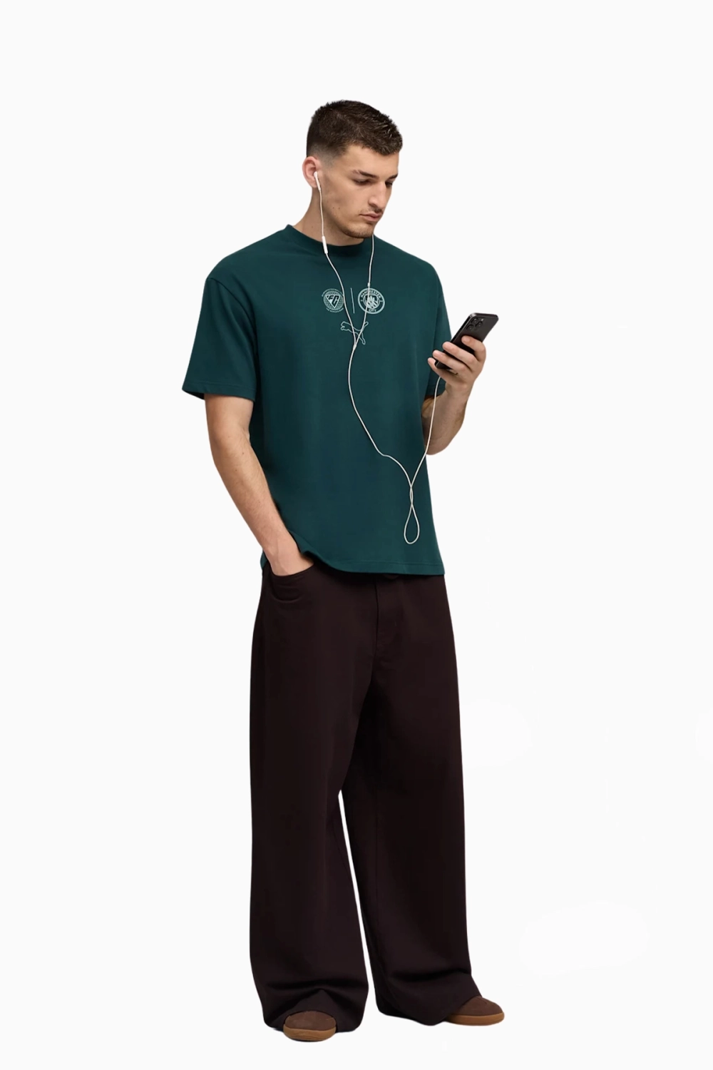 Футболка Puma Manchester City 25/26 FtblStatement Cellerator - зеленый