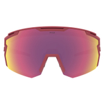 Спортивные очки с диоптриями HILX Samurai / Matt Solid Red / Red Polarized Lens + Clear Lens