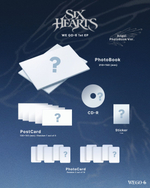 (ПРЕДЗАКАЗ) Альбом WE GO-6 - SIX HEARTS 1st Mini Album ANGEL PHOTOBOOK Version